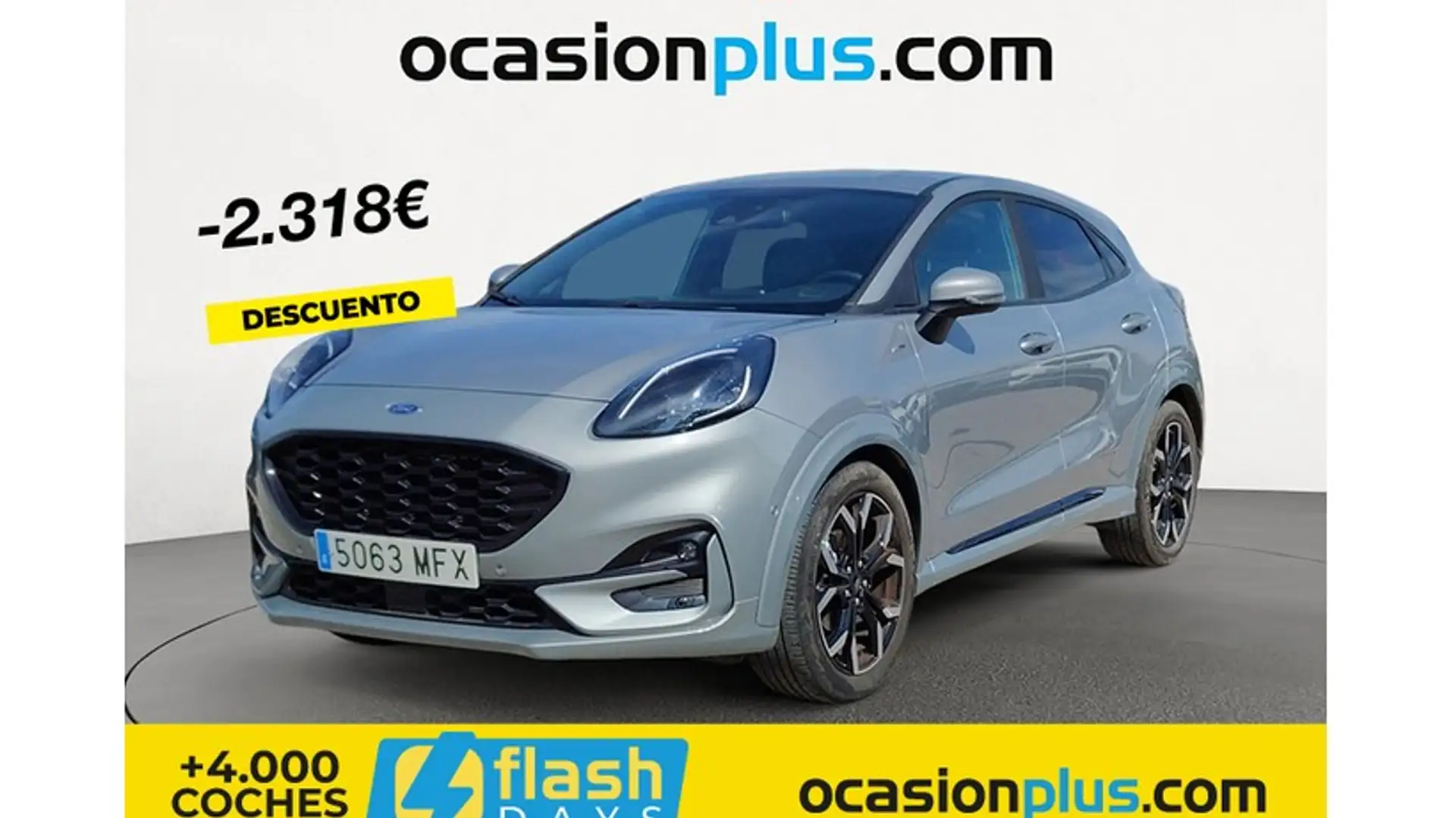 Ford Puma 1.0 EcoBoost MHEV ST-Line 155 Plateado - 1