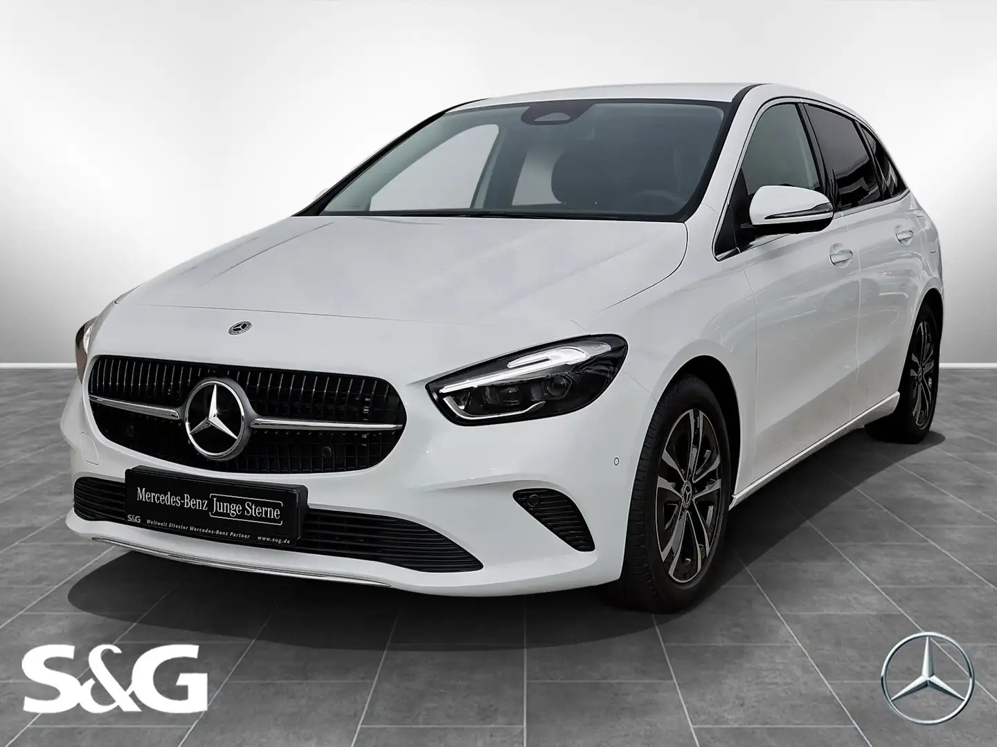 Mercedes-Benz B 200 AHK+DISTRONIC+360°+TOTWINKEL+KEYLESS+17" Weiß - 1