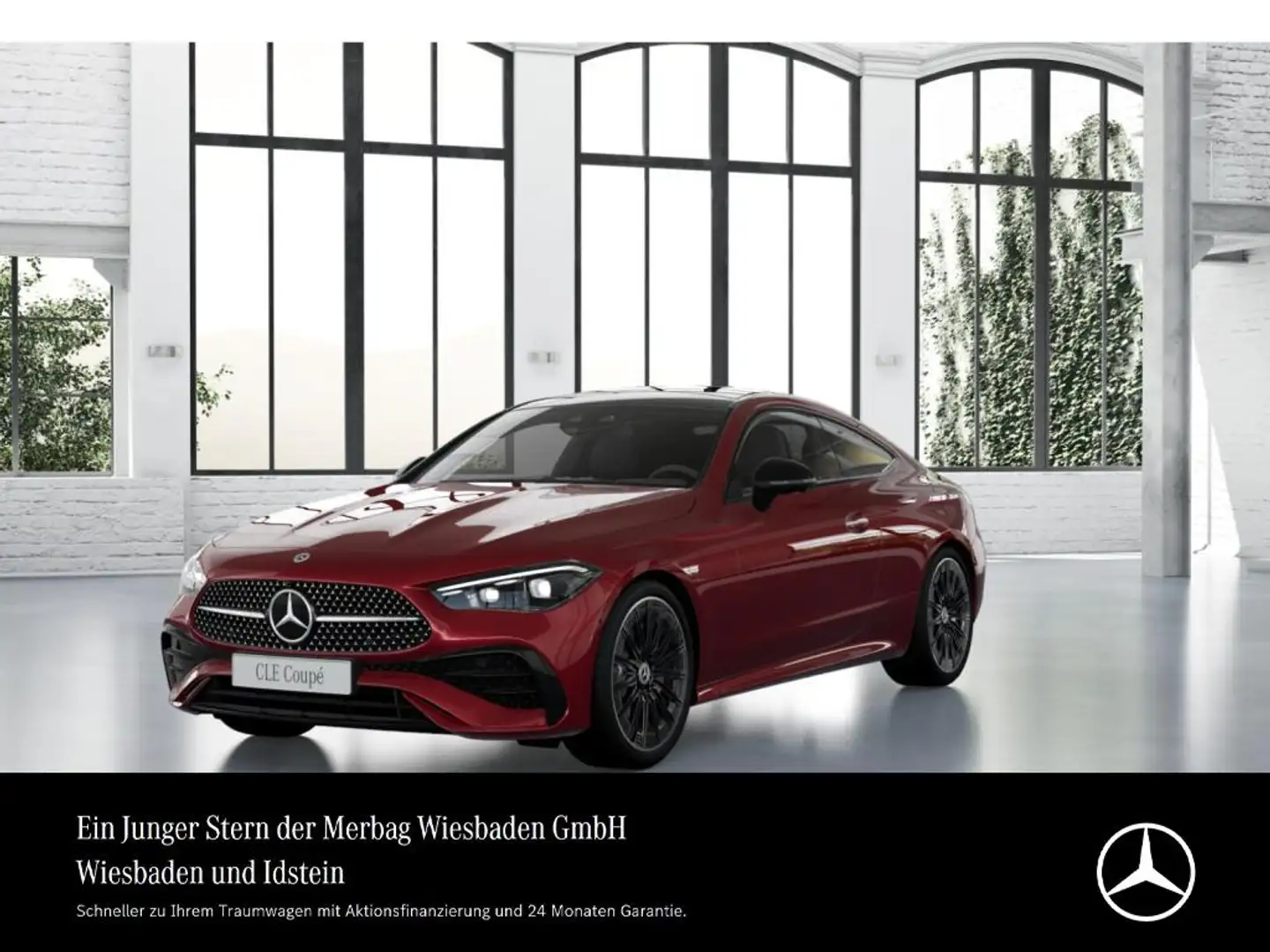 Mercedes-Benz CLE 450 COUPE AMG-LINE PREMIUM PANO UPE:99.686 Czerwony - 1