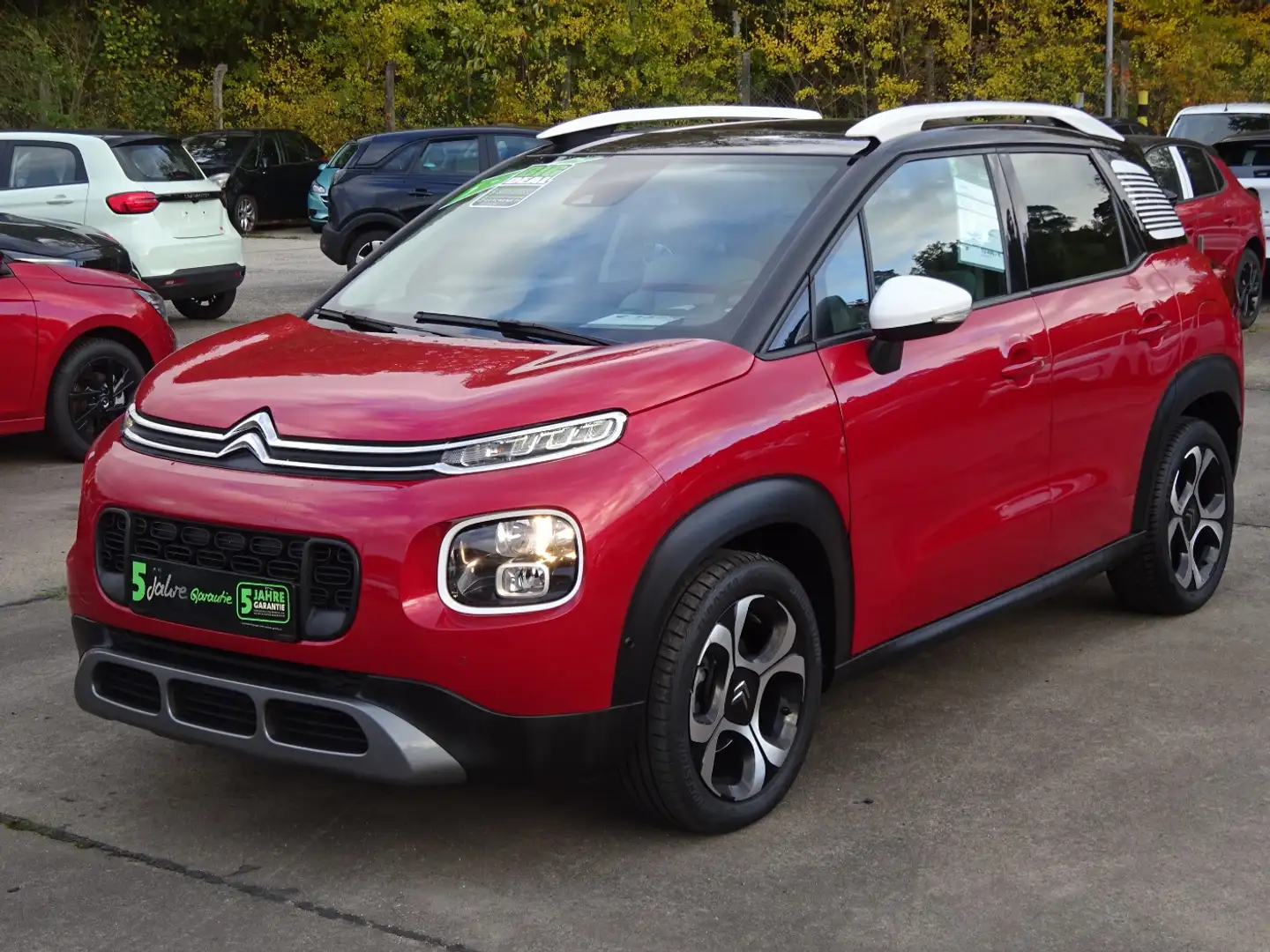Citroen C3 Aircross 1.2 Shine Inspektionspaket Big Deal! Rood - 2