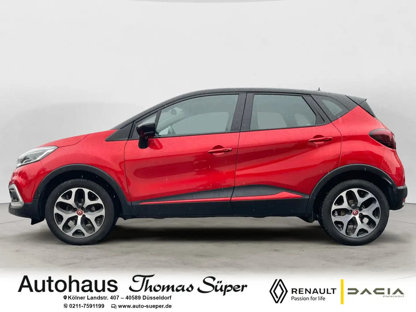 Renault Captur (ENERGY) TCe 90 INTENS *NAVI*LED*KEYLESS*KLIMAAUT* Rot - 2