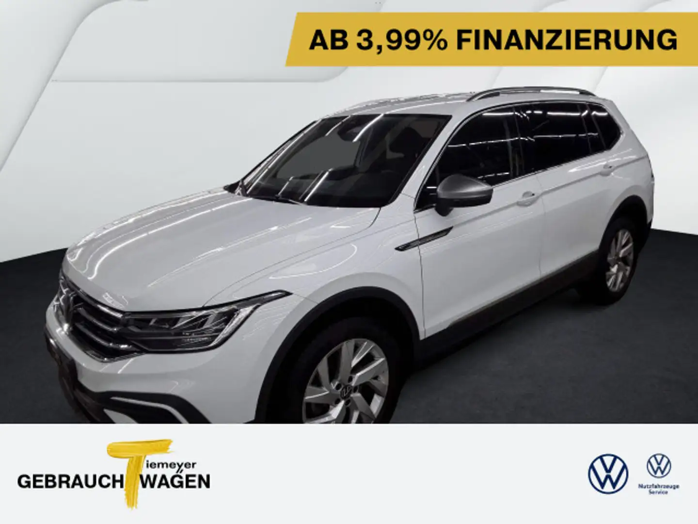 Volkswagen Tiguan Allspace 1.5 TSI DSG LIFE 7-SITZE NAVI AH Weiß - 1