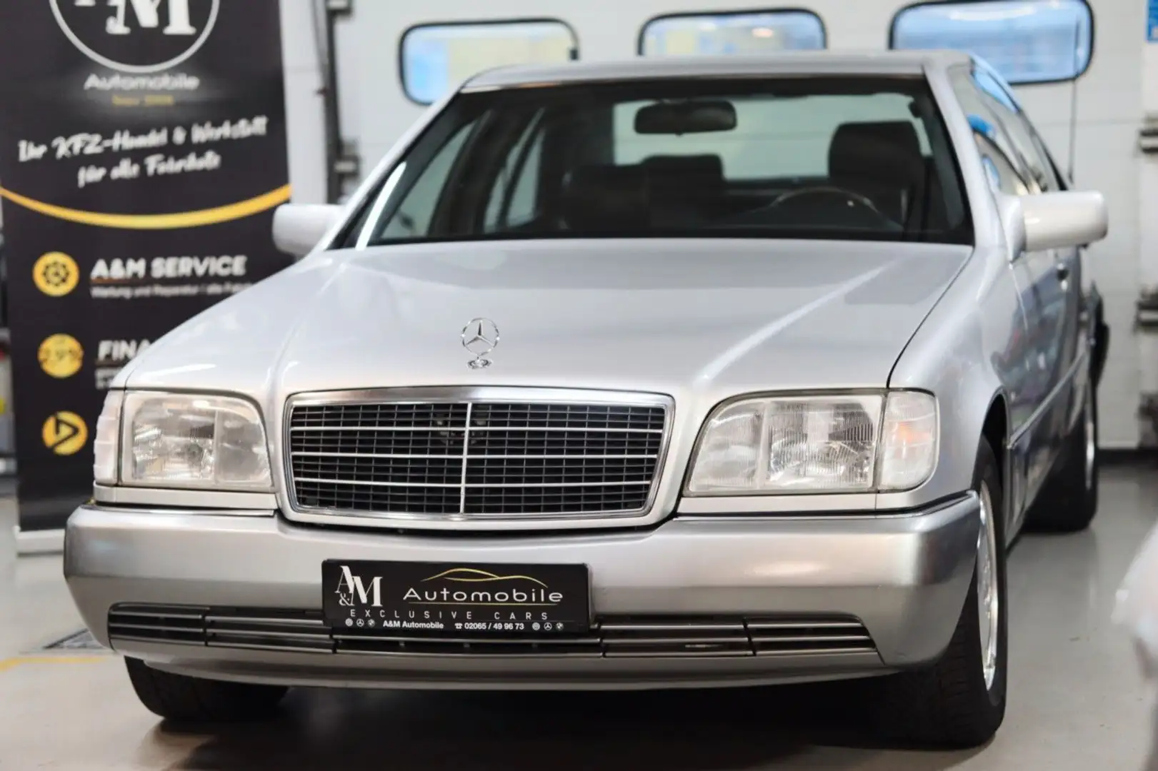 Mercedes-Benz S 500 W140 *LEDER*KLIMA*SOFTCLOSE*SCHIEBEDACH* Argent - 1