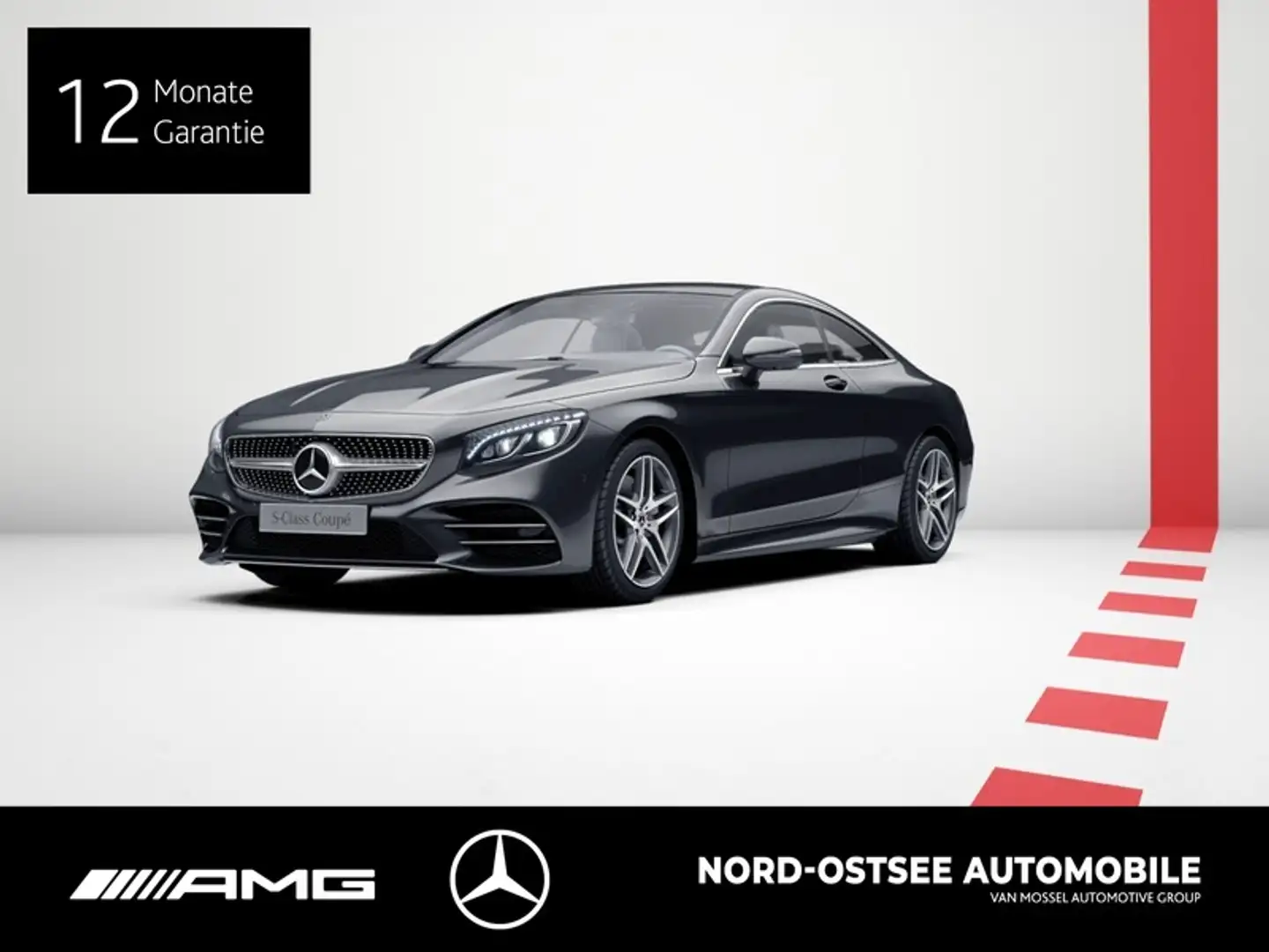 Mercedes-Benz S 560 4M Coupé AMG BURMESTER KEYLESS LED 360° Noir - 1