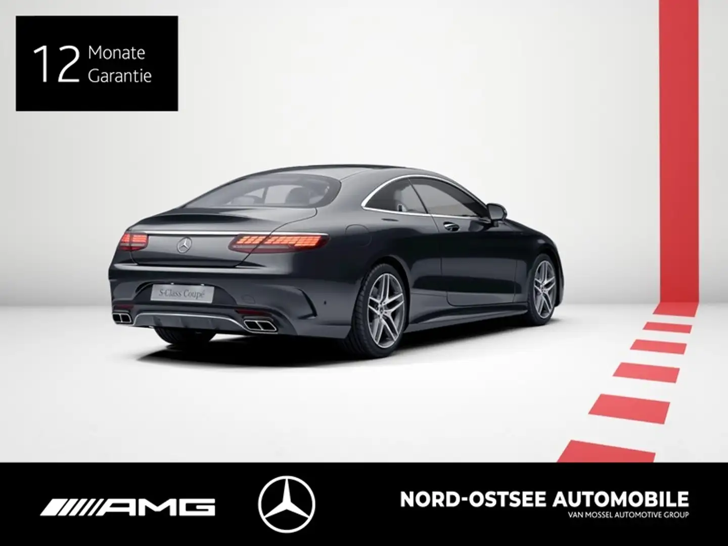 Mercedes-Benz S 560 4M Coupé AMG BURMESTER KEYLESS LED 360° Noir - 2