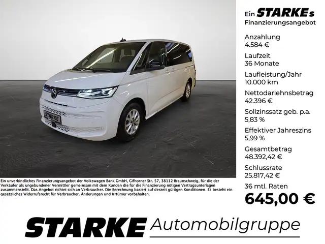 Volkswagen T7 Multivan 2.0 TDI DSG Life lang LED Matrix Navi Kamera