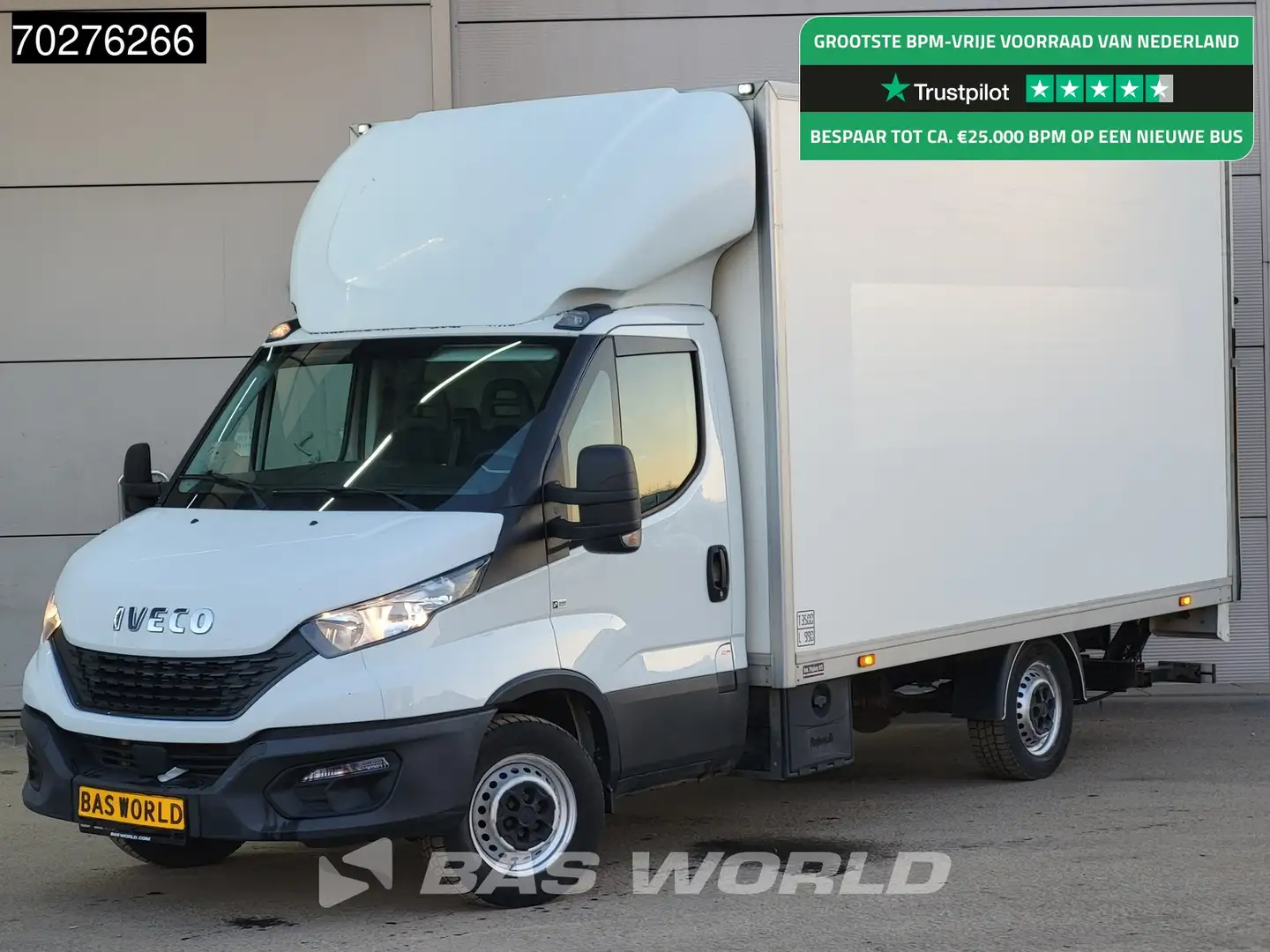 Iveco Daily 35S14 Automaat Laadklep Bakwagen Zijdeur Airco Cru Wit - 1