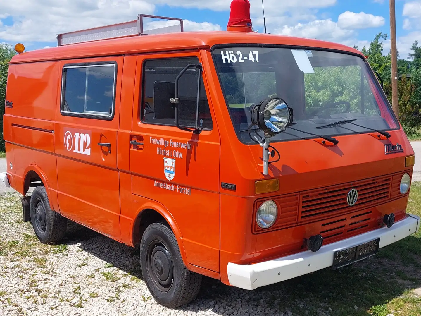 Volkswagen LT LT 31  Feuerwehr H-Kennzeichen Roşu - 1