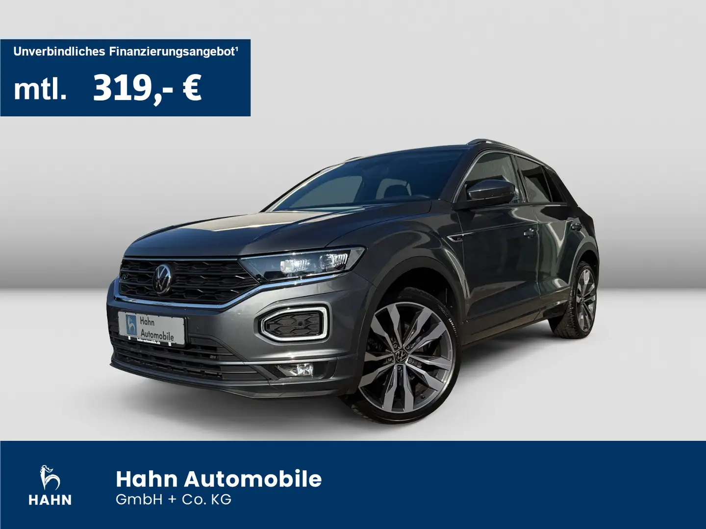 Volkswagen T-Roc 2.0TSI DSG 4Mo Sport AHK Cam beatsAudio LE Grijs - 1