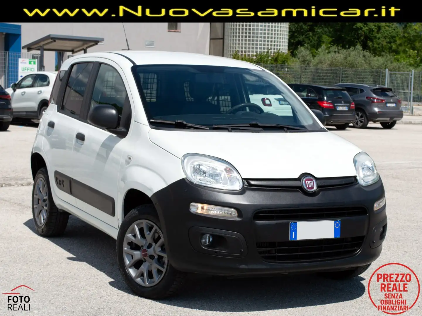 Fiat Panda 0.9 TWINAIR TURBO S&S 4X4 POP VAN 2 POSTI AUTOCARR Bianco - 1