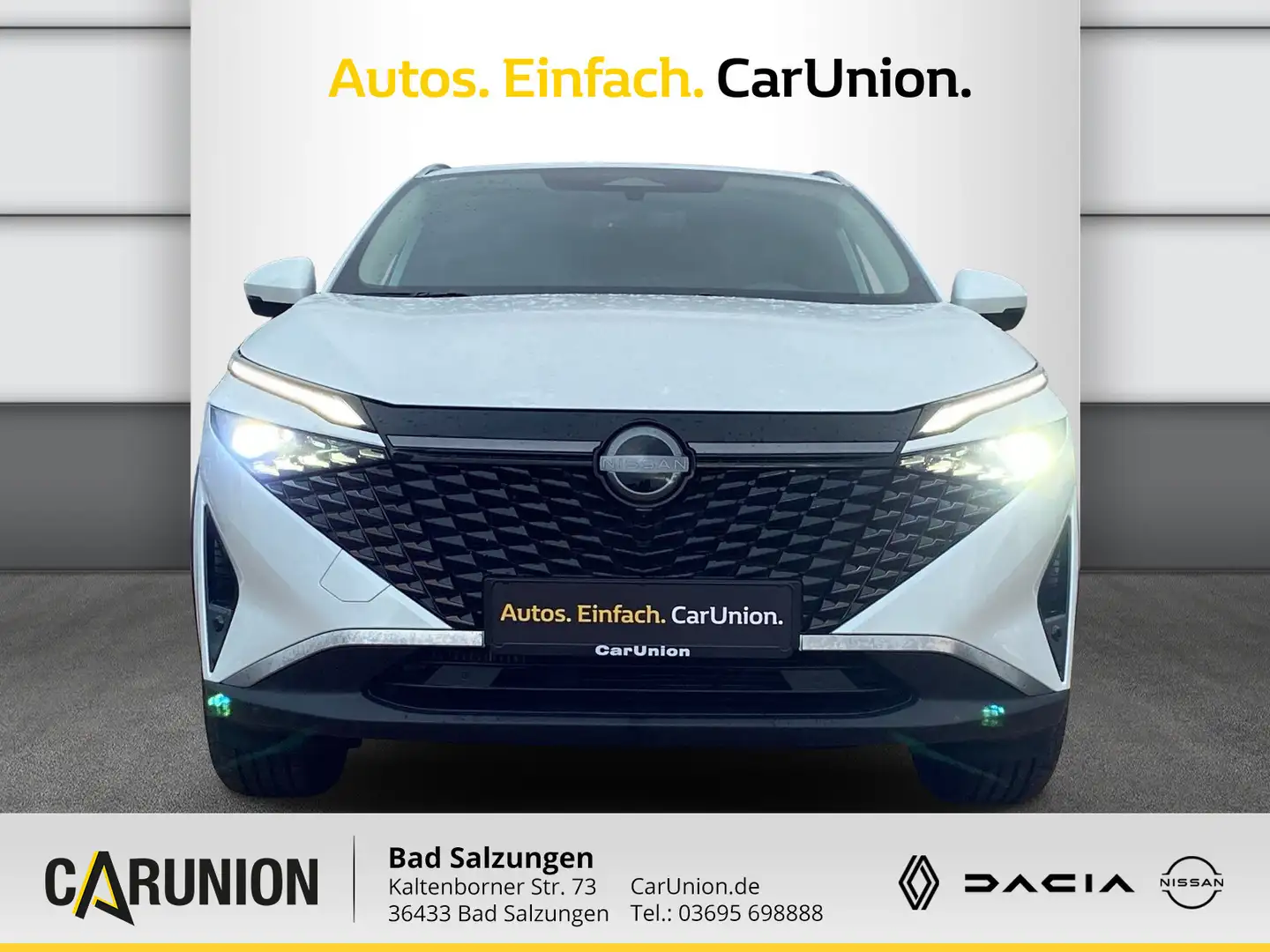 Nissan Qashqai 1.3 DIG-T 140 PS 4x2 N-Connecta Weiß - 2
