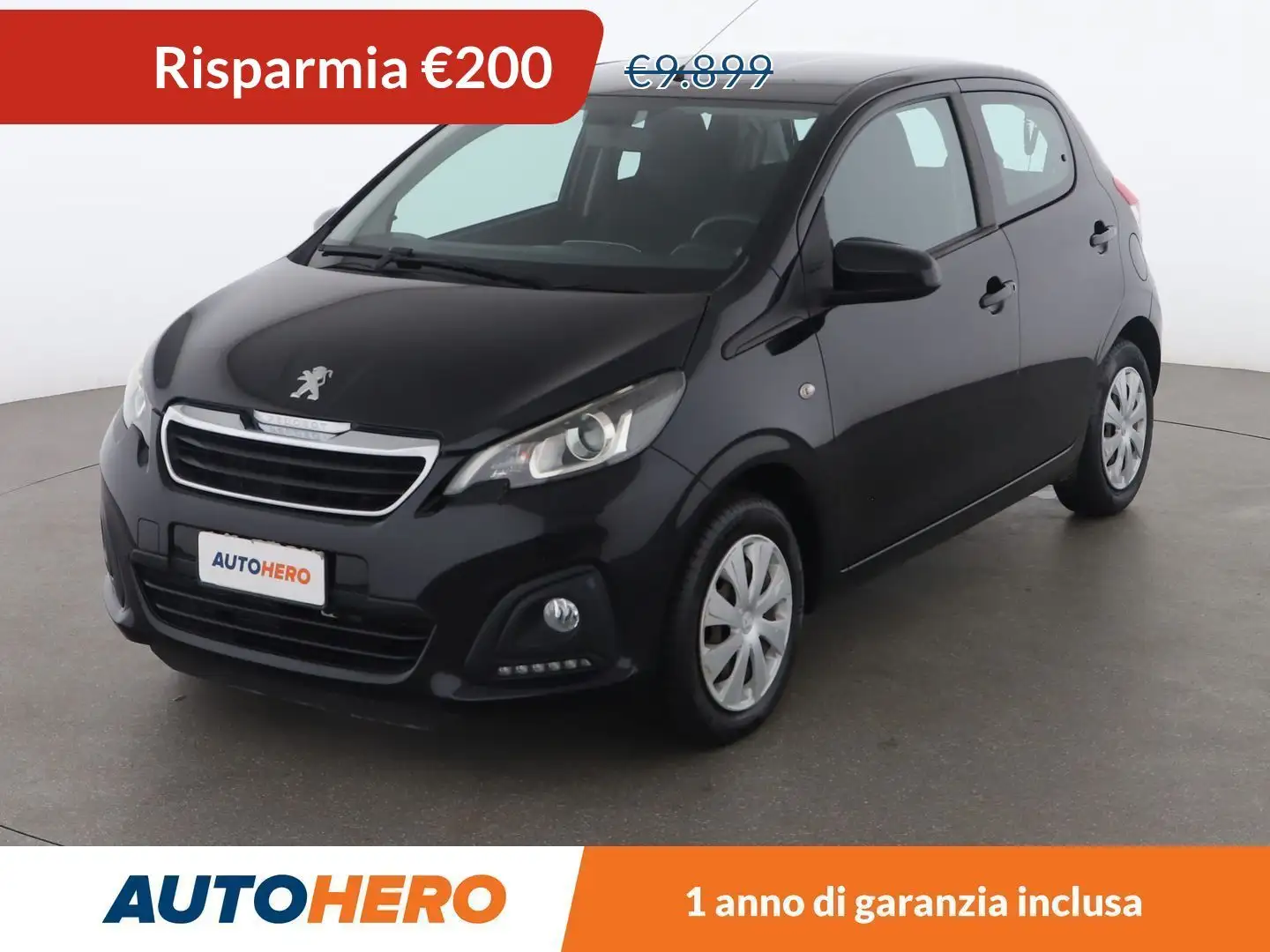 Peugeot 108 1.0 VTi Active 68 CV Nero - 1