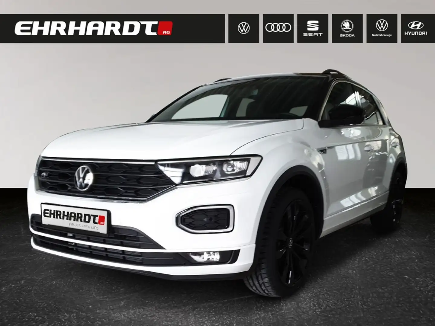 Volkswagen T-Roc 1.5 TSI ACT DSG R-Line LED*NAV*SHZ*ACC*PDC*KAME... Wit - 1