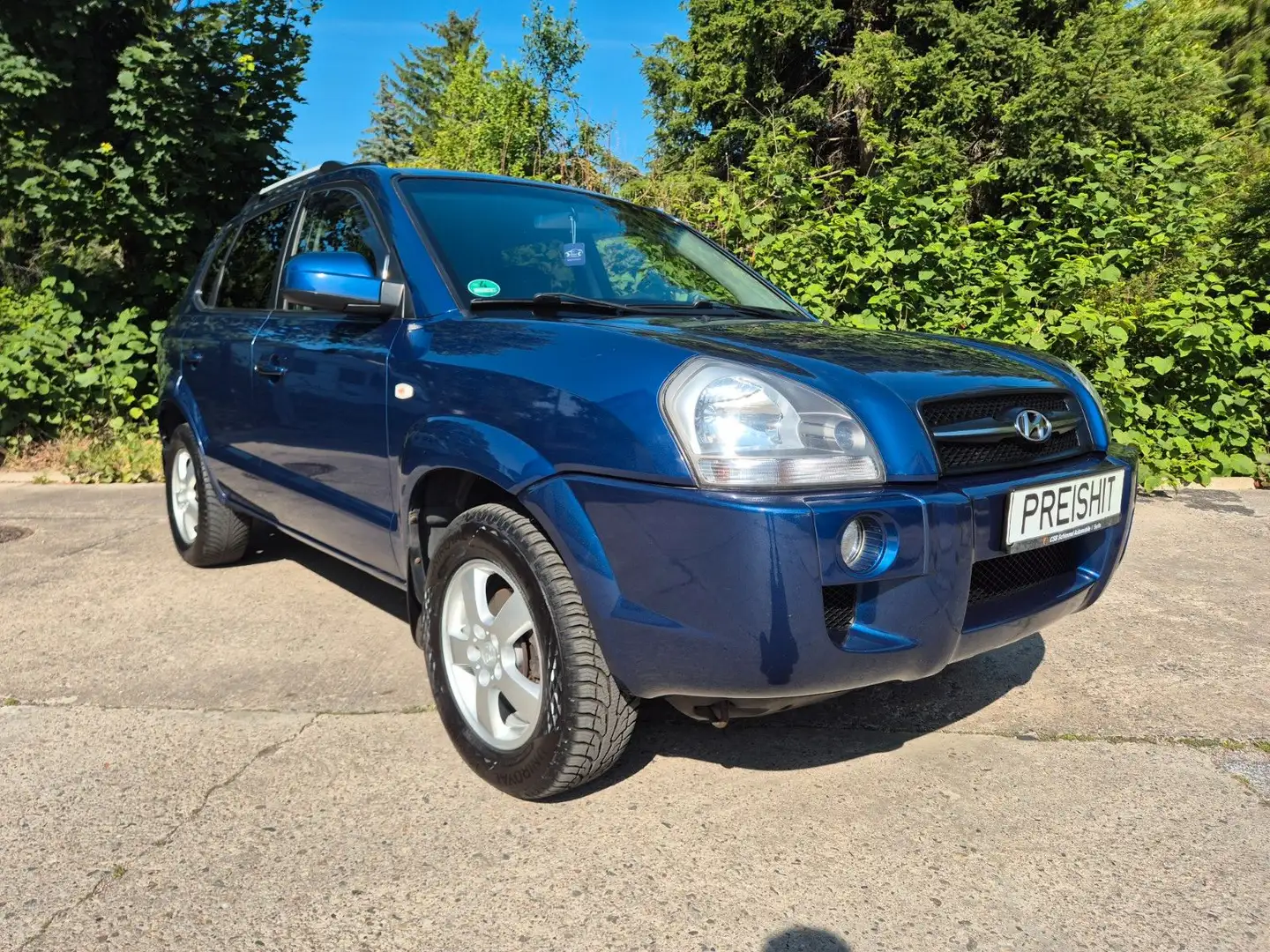 Hyundai TUCSON 2.0 GLS - TÜV 11/2026 - LEDER - AHK - Bleu - 1