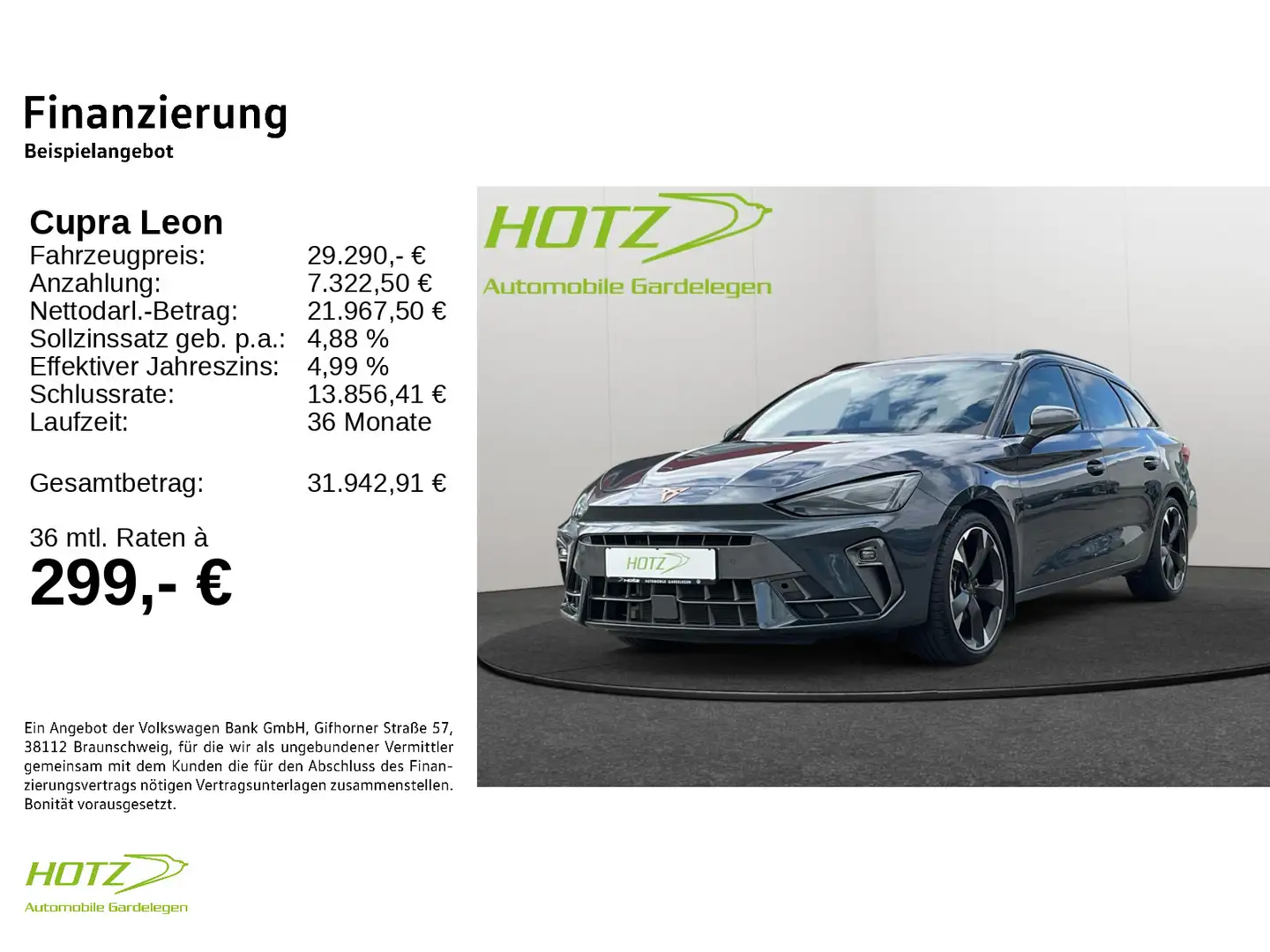 CUPRA Leon ST 1.5eTSI DSG FACELIFT/LED Gris - 2