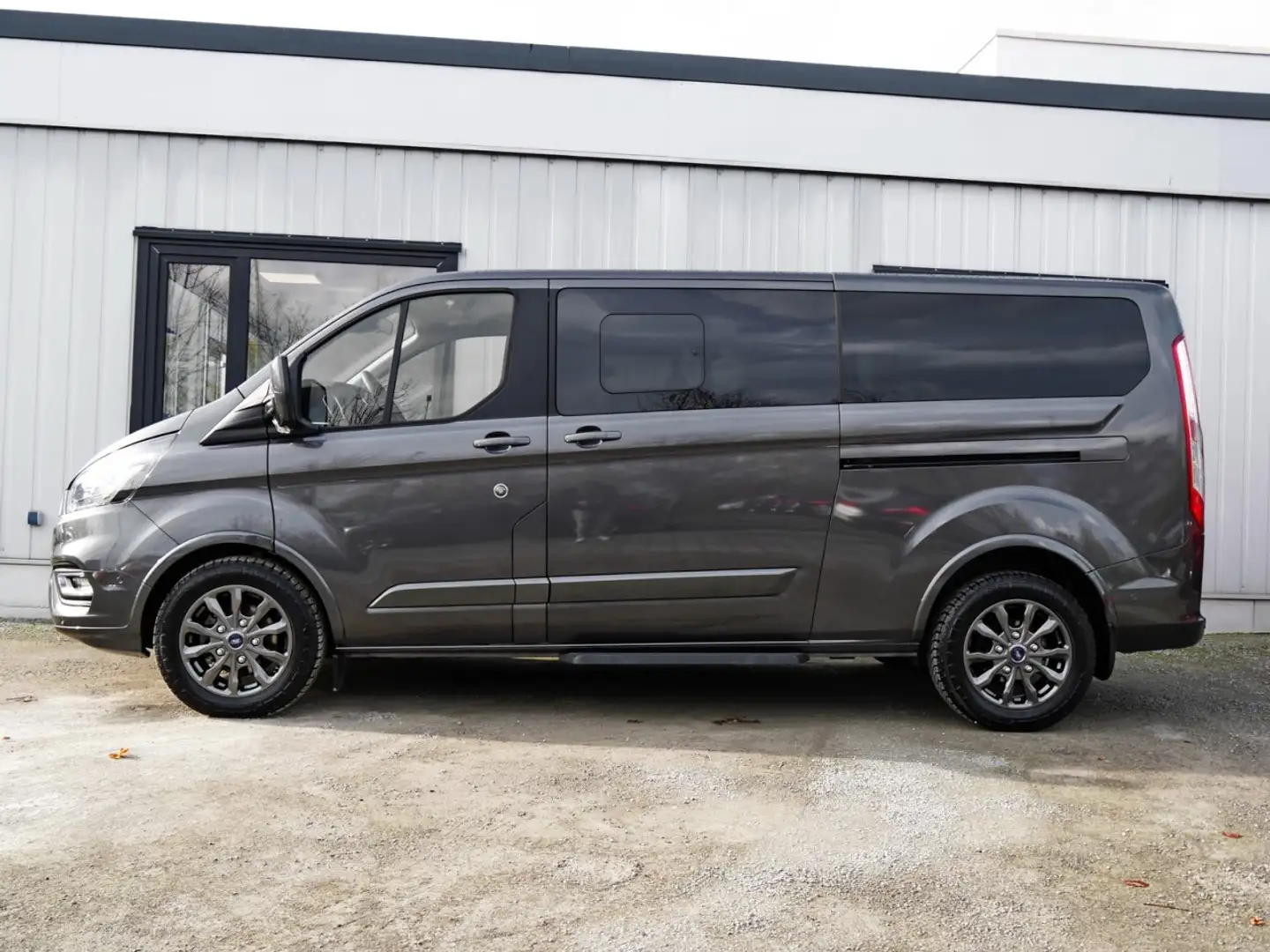 Ford Tourneo Custom Titanium L2 Leder+ParkAssist+Navi Klima Navi Gris - 2