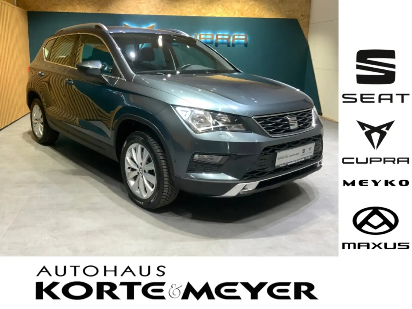 SEAT Ateca Style 1.4TSI 6-Gang+Tempomat +Sitzhzg Grau - 1