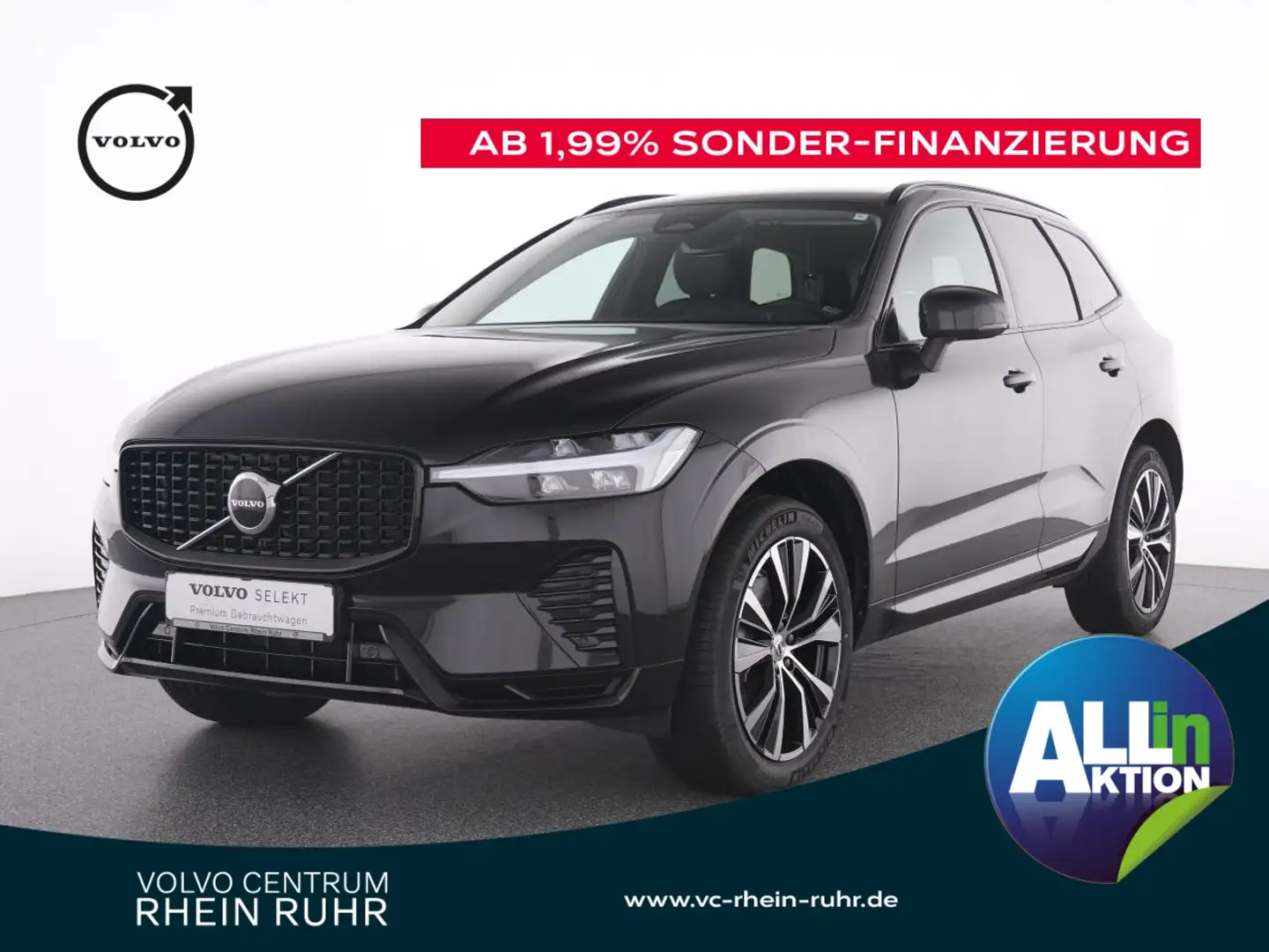 Volvo XC60 B4 (B) PLUS DARK +FAP+WSS BEH+GOOGLE+20ZLM Plus Da Schwarz - 1