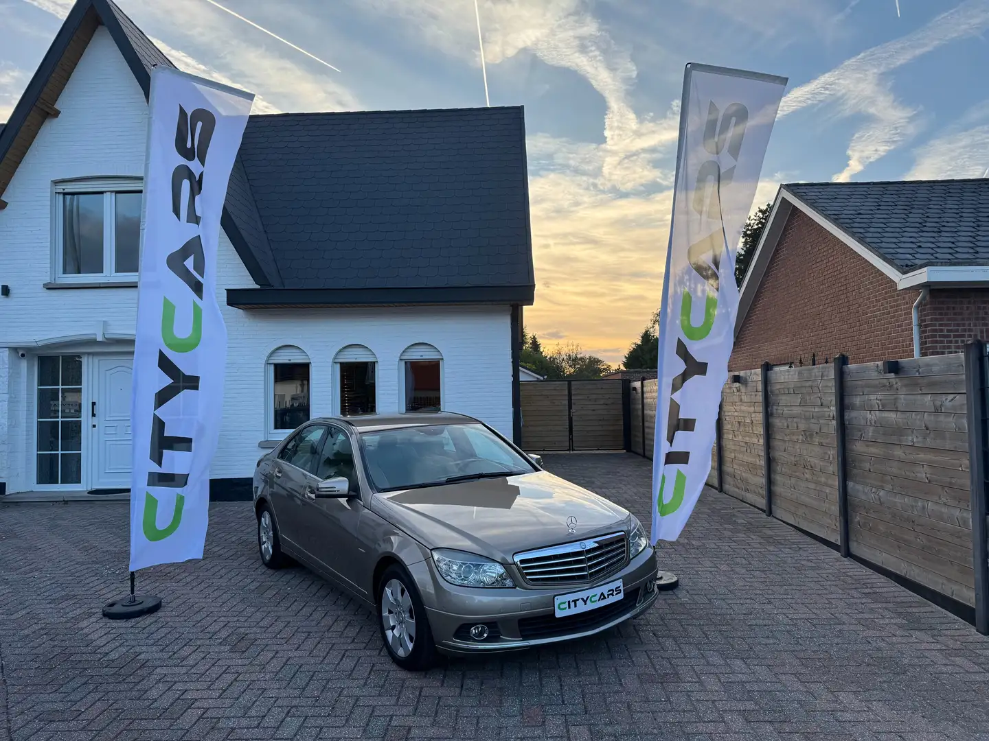 Mercedes-Benz C 220 BERLINE AUTOMAAT-ÉLÉGANCE -PERFECTE STAAT!! Grau - 1