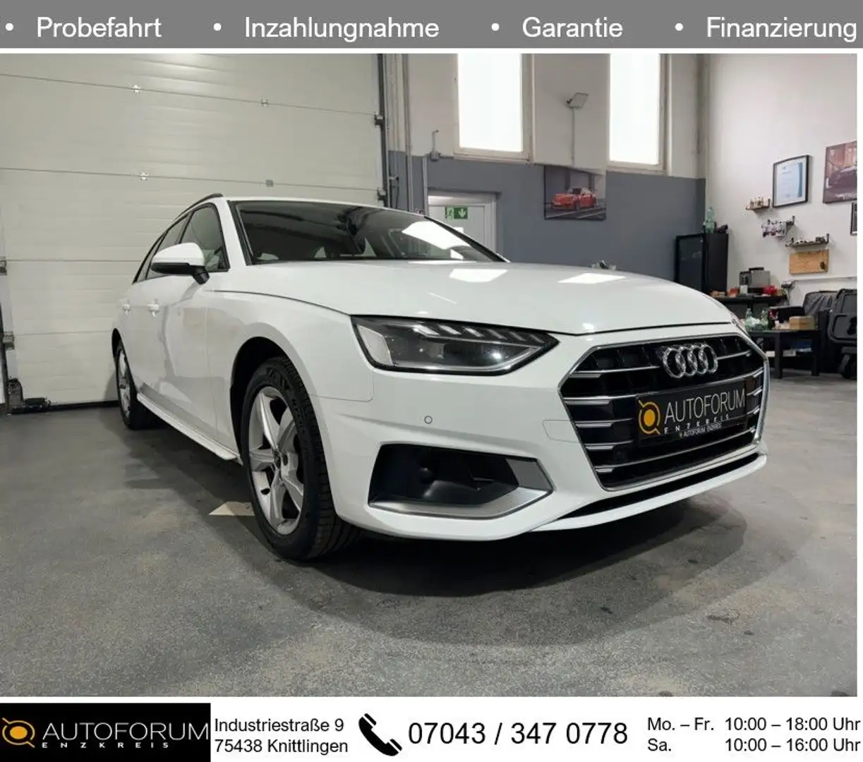Audi A4 2.0TDI S tronic Avant ultra *LED*NAVI*SHZ*PDC Weiß - 1