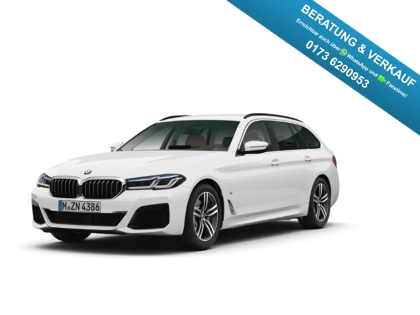BMW 540 D XDRIVE A Sportpaket HUD Luftfederung AD AHK-klap Bianco - 1
