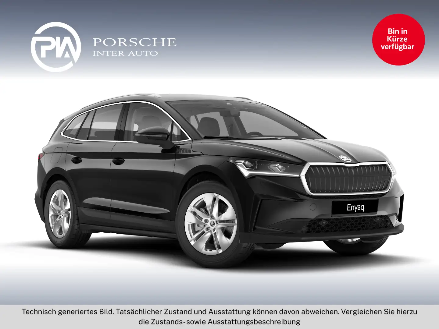 Skoda Enyaq 85x Schwarz - 1