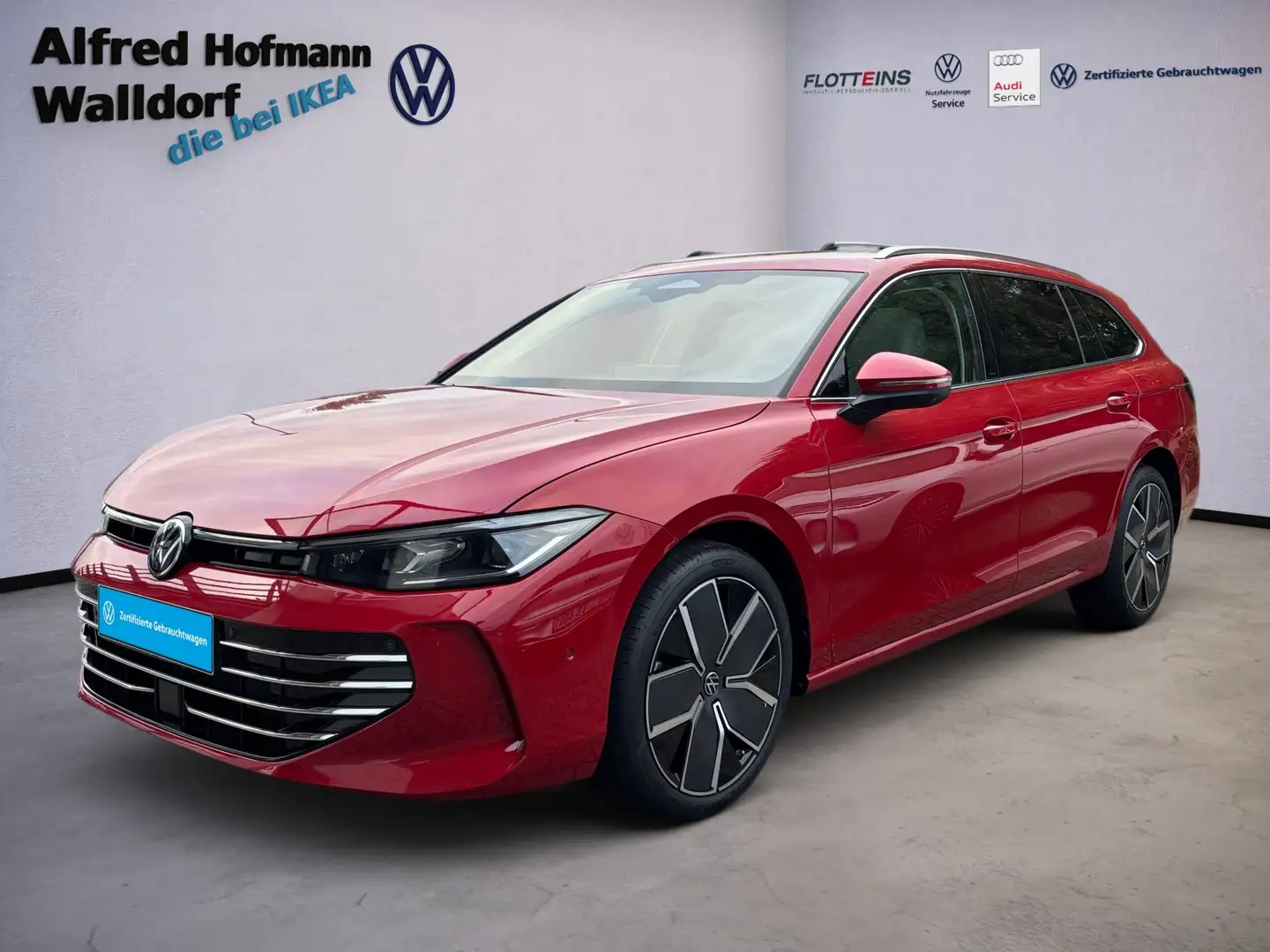 Volkswagen Passat Variant 2.0 TDI DSG AHK ALLRAD KEYLESS LEDER NAVI Rot - 1