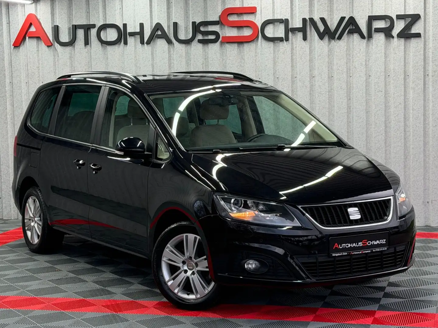 SEAT Alhambra Style 4Drive 7Sitzer Kamera Navi Xenon Schwarz - 1
