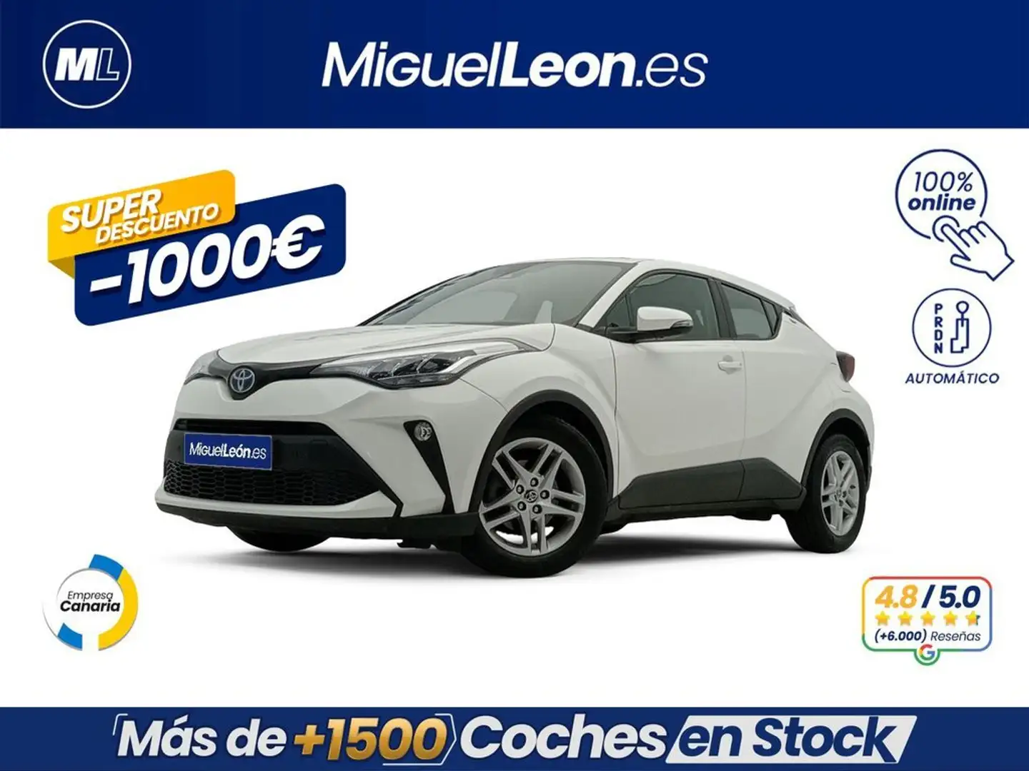 Toyota C-HR 125H Active Blanco - 1