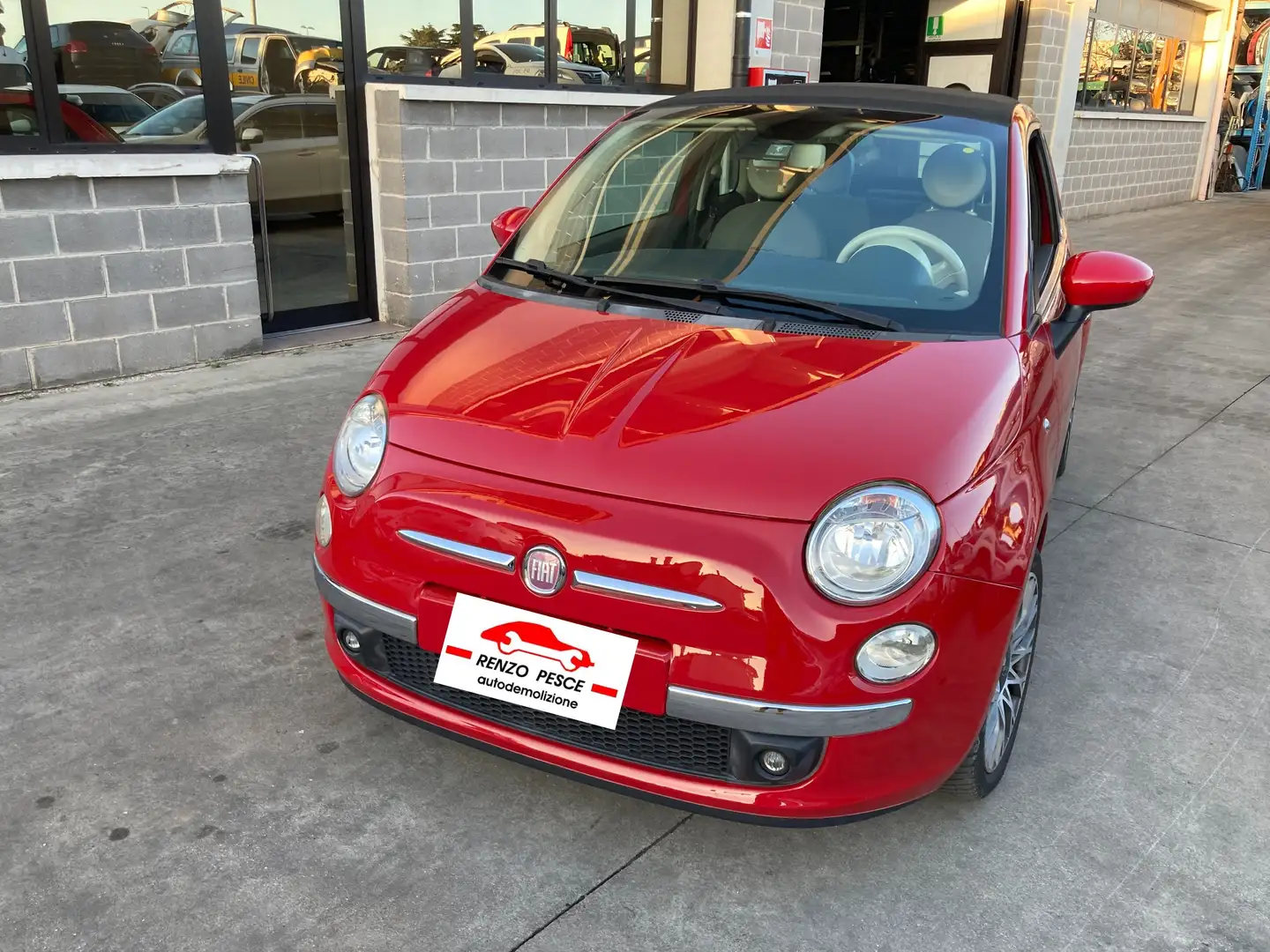 Fiat 500C 500C 1.2 Lounge 69cv Rosso - 1