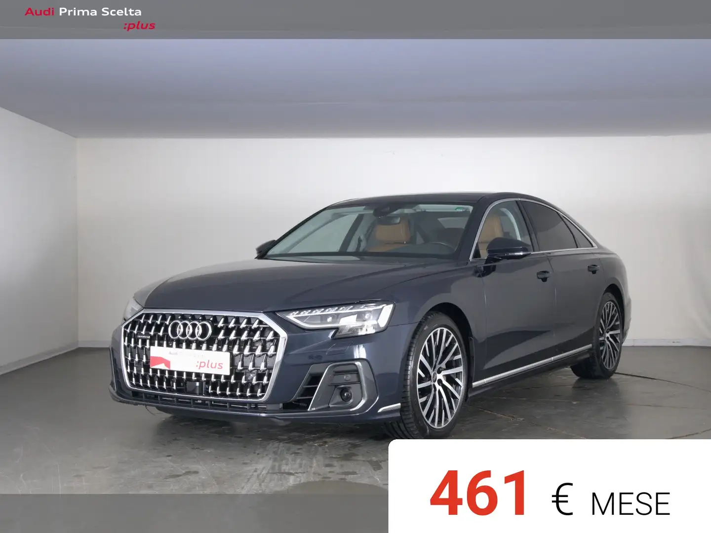 Audi A8 50 3.0 tdi mhev quattro tiptronic Bleu - 1