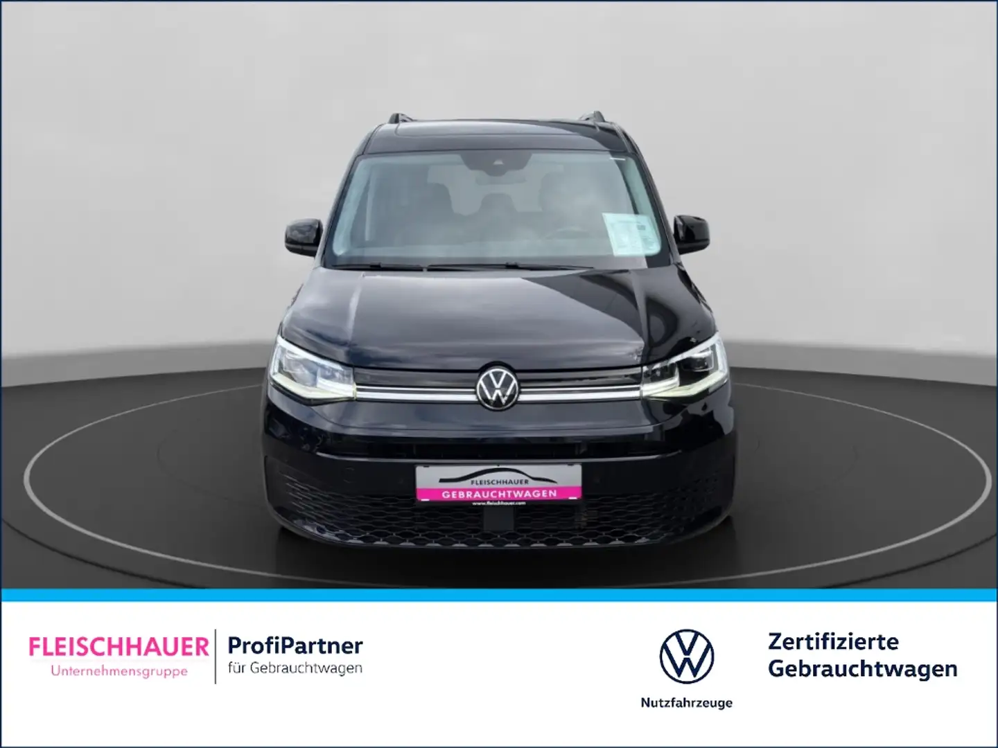 Volkswagen Caddy 2.0 TDI Style Automatik+Klimaautomatik+ACC+Panoram Schwarz - 2