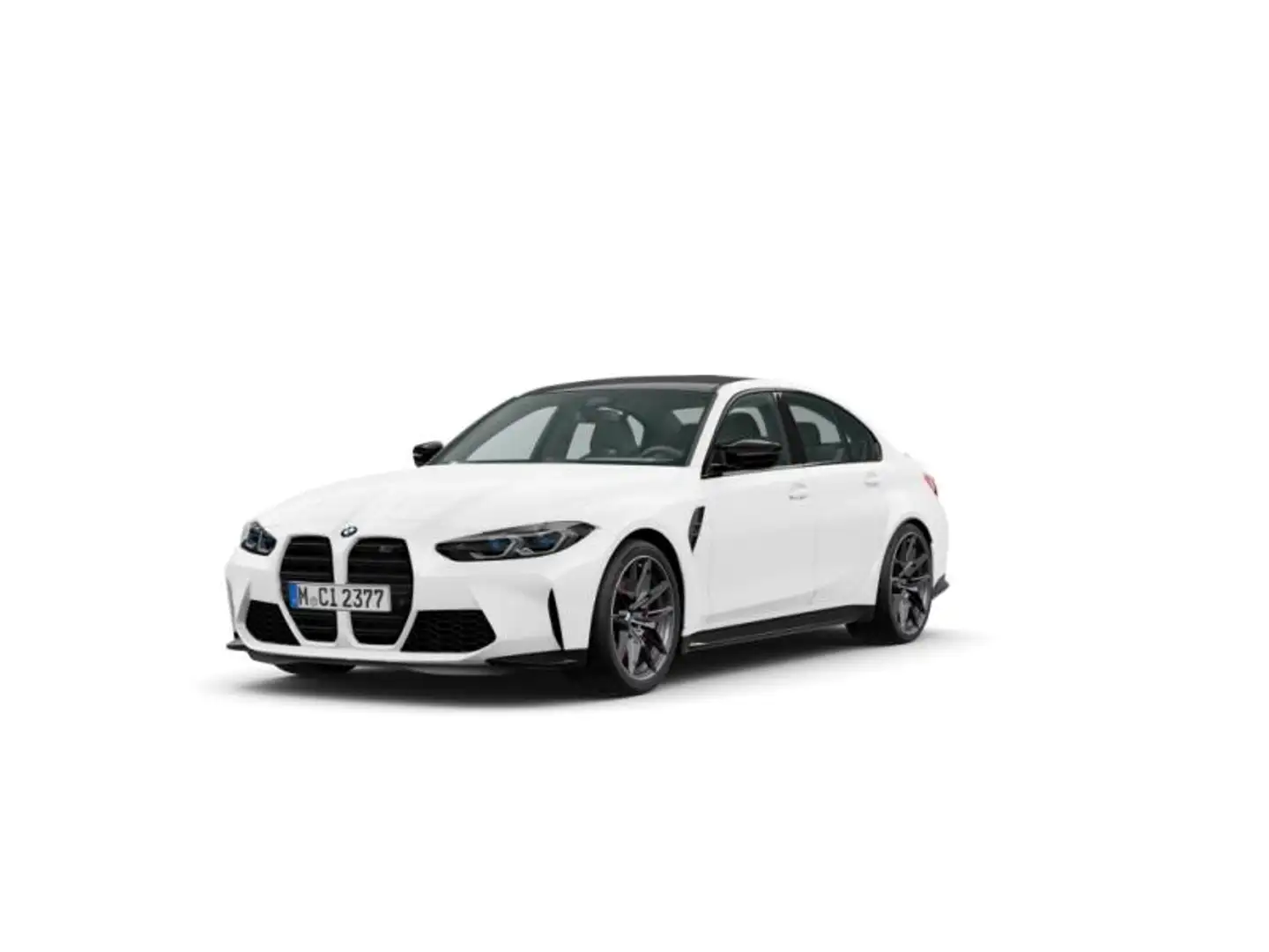 BMW M3 Berline Blanc - 1