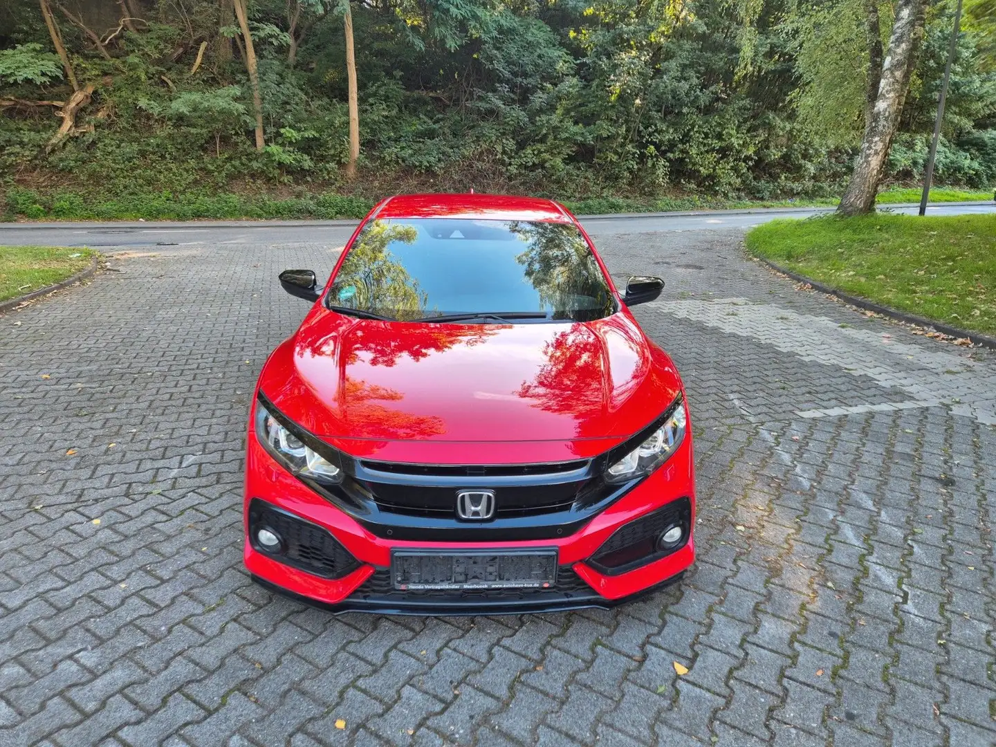 Honda Civic Lim. 5-trg. 1.0 Elegance*TOP*TÜV 7/27*GEWA Rot - 1