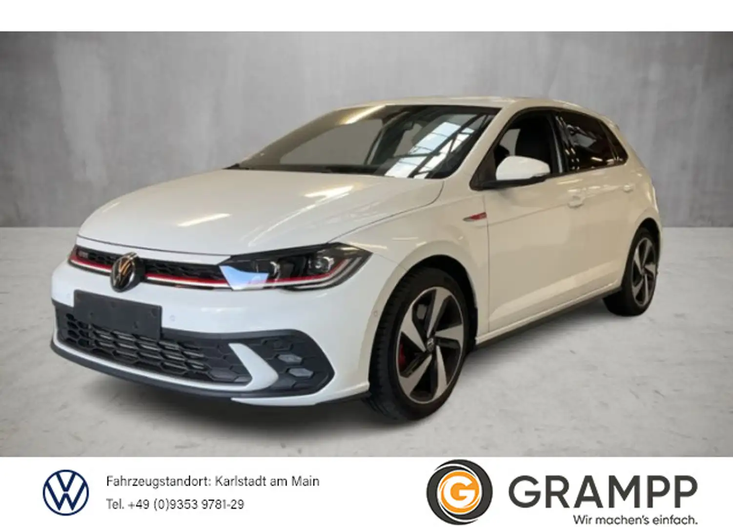 Volkswagen Polo GTI DSG +IQ-DRIVE+MATRIX+ASSISTS+VIRTUAL+ Weiß - 1