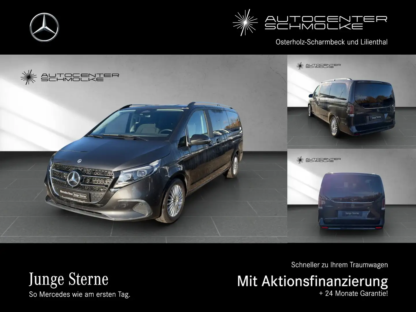 Mercedes-Benz V 220 V 220 d STYLE L*AHK2,5t*MULTIBEAM*DISTR.*LIEGE-P Grau - 1
