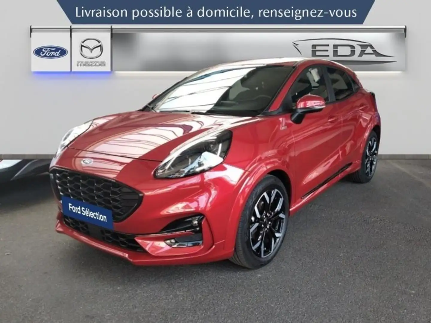 Ford Puma 1.0 EcoBoost 155ch mHEV ST-Line X 8cv Rouge - 1