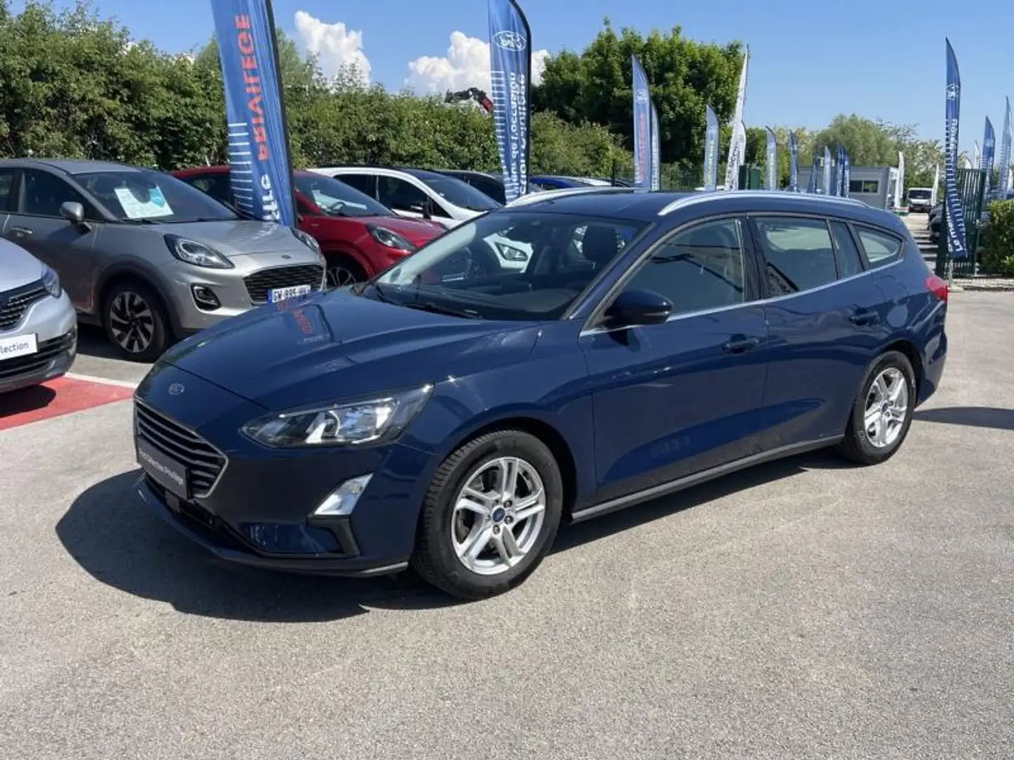 Ford Focus 1.0 EcoBoost 100ch Trend Azul - 1