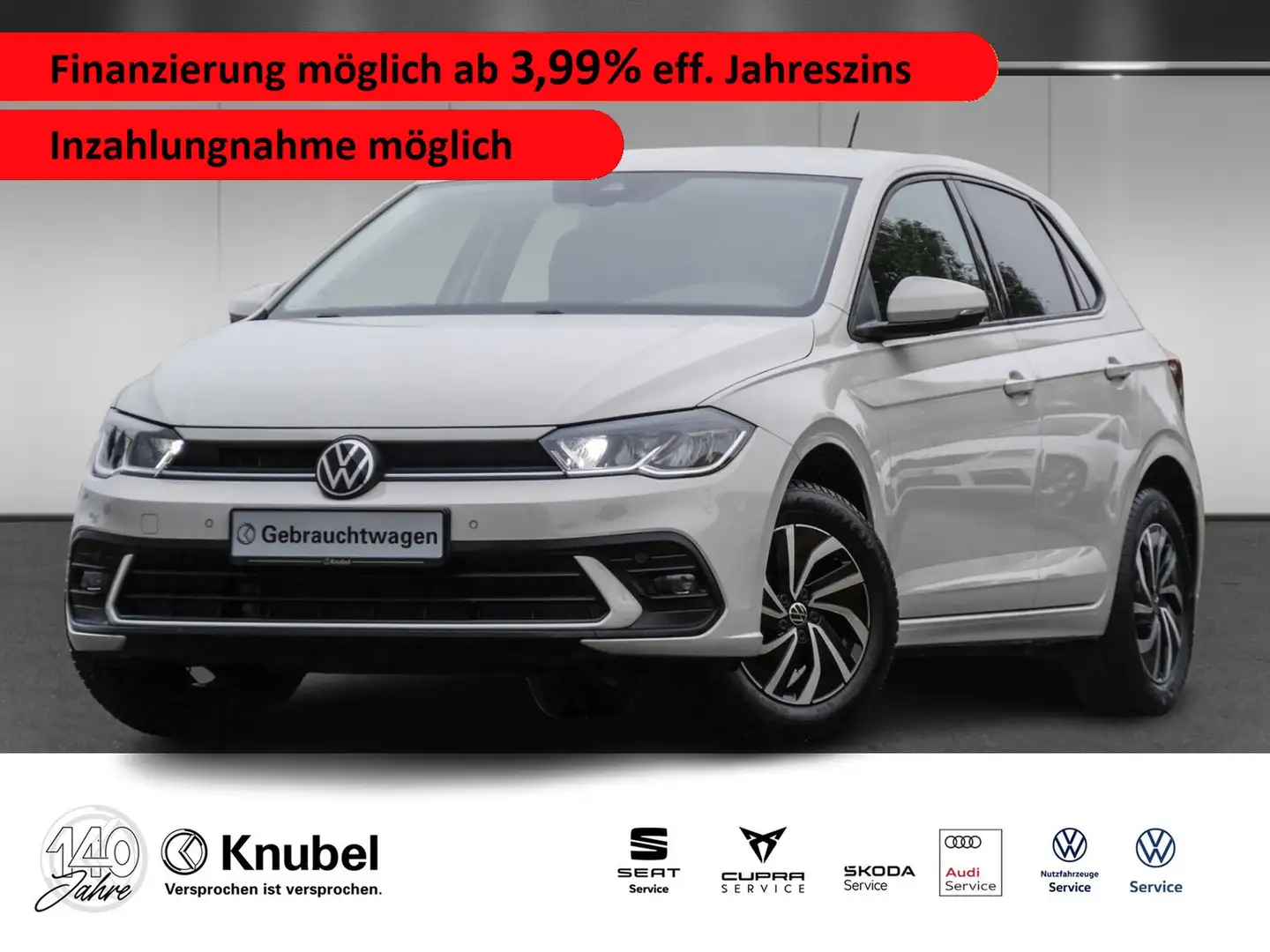 Volkswagen Polo Life 1.0 TSI DSG/LED/beats Sound/NAVI/ACC Grau - 1