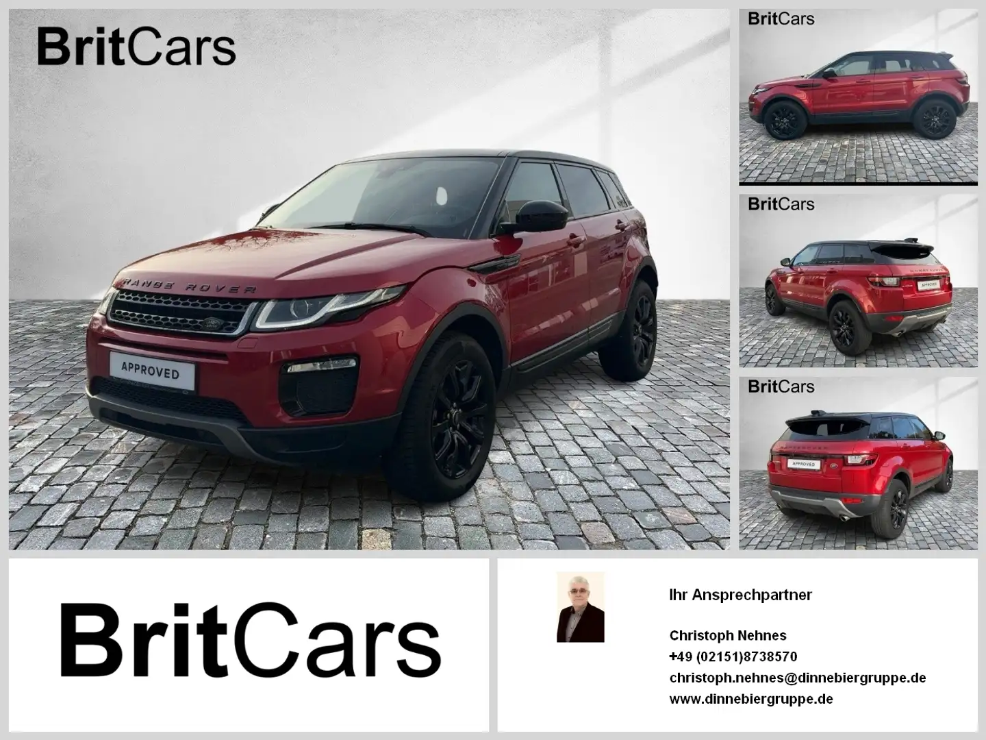 Land Rover Range Rover Evoque Si4 SE Leder*Navi*Automatik Rot - 1