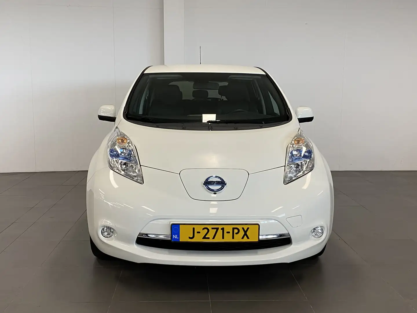 Nissan Leaf Tekna 24 kWh | leder | navi | stoelverwarming | Wit - 2