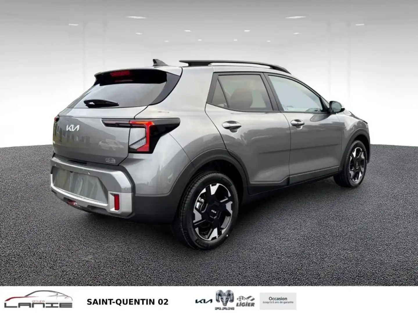 Kia Stonic 1.0 T-GDi 115 ch MHEV DCT7 Active Gris - 2