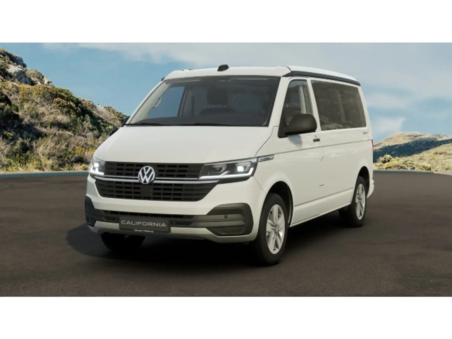 Volkswagen T6.1 California 2.0 TDI SCR DSG 5-Sitzer Beach C Weiß - 2