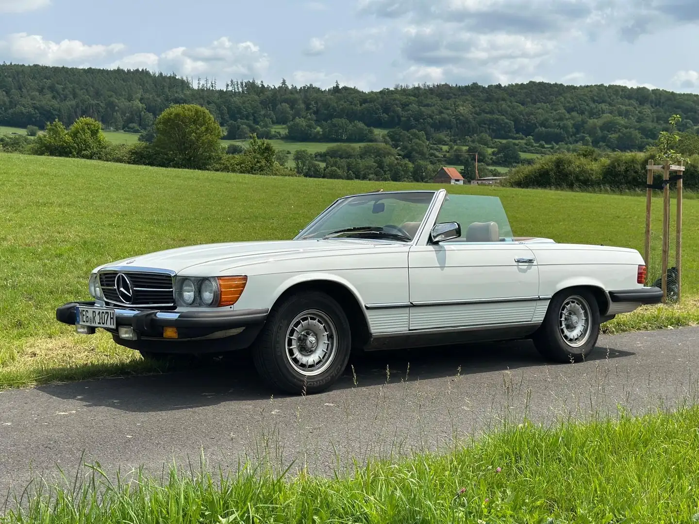 Mercedes-Benz SL 380 R 107 V8 Weiß - 1