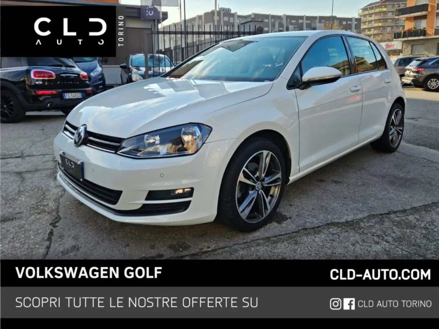 Volkswagen Golf 1.6 TDI 90 CV 5p. BlueMotion Technology Bianco - 1