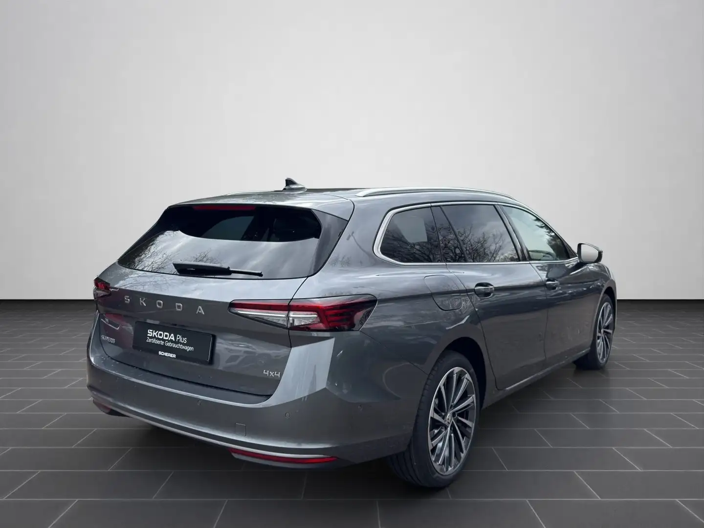 Skoda Superb Combi L&K 2.0 TSI DSG 4x4 AHK Navi Canton Gris - 2