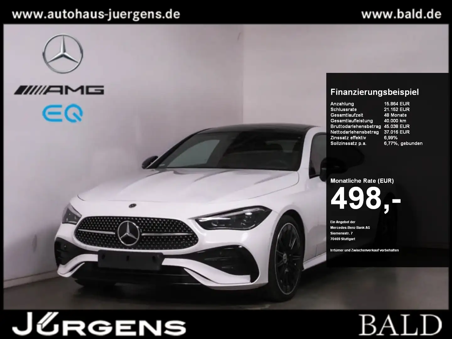 Mercedes-Benz CLE 220 d Coupé AMG-Sport/Pano/Night/Leder/Cam Alb - 1