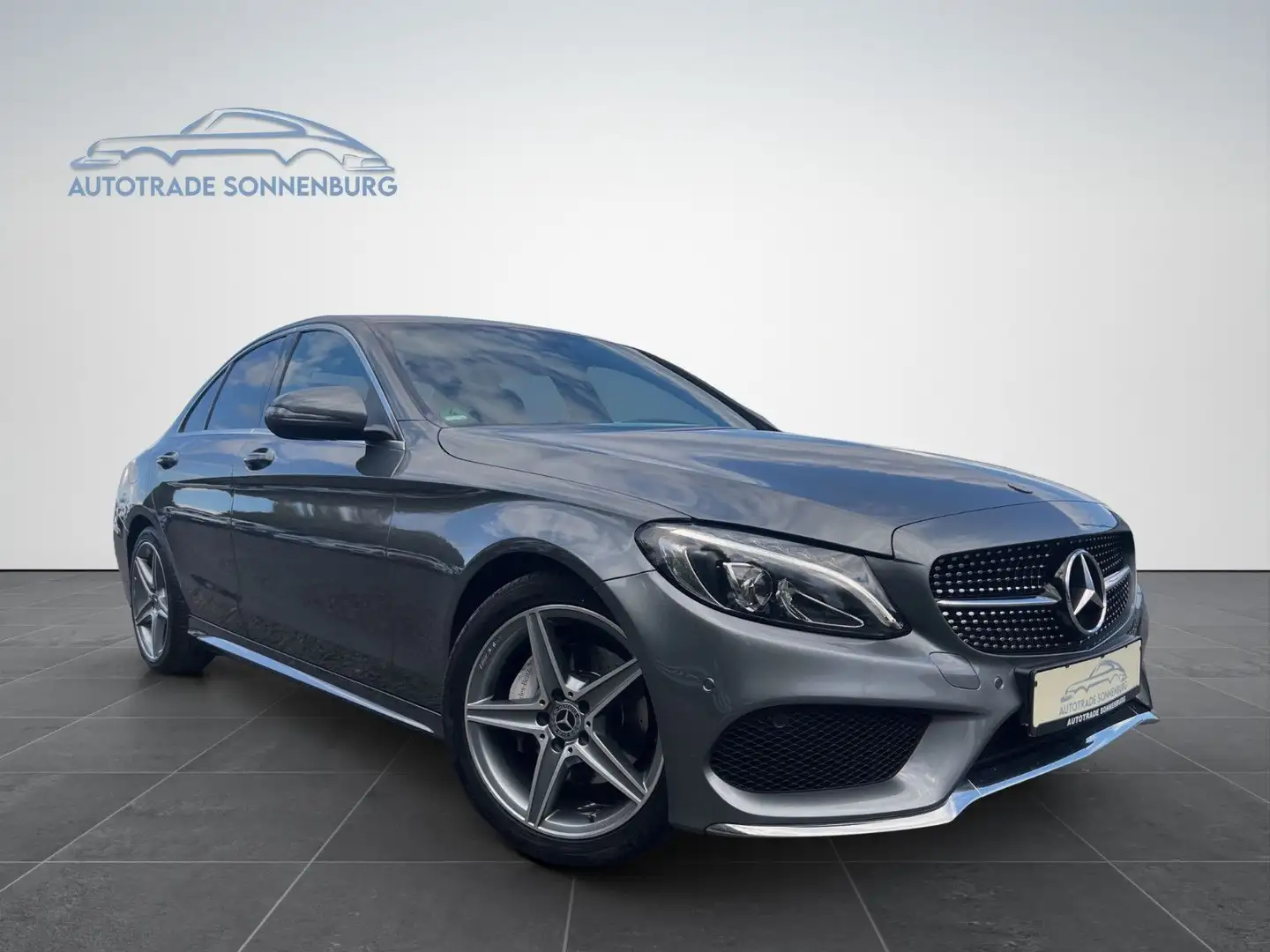 Mercedes-Benz C 200 d G-Tronic Plus/AMG/NAVI/KAMERA/LEDER/LED Gris - 1