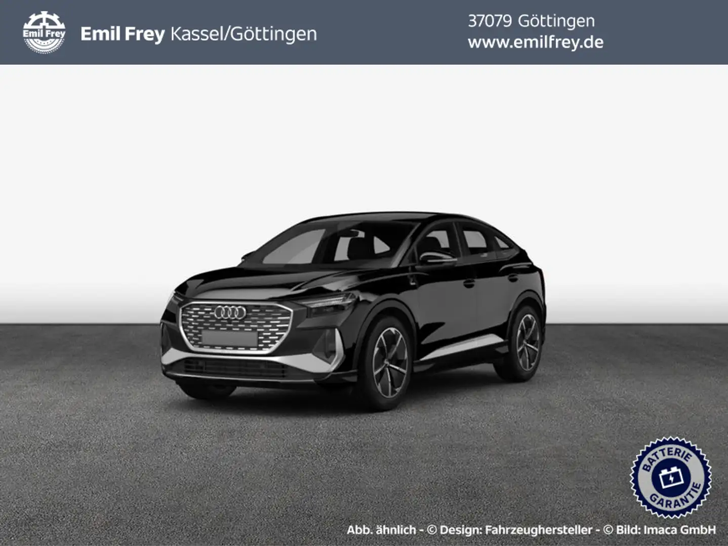 Audi Q4 e-tron 50 Sportback quattro/S-Line/Matrix/AHK/A Schwarz - 1