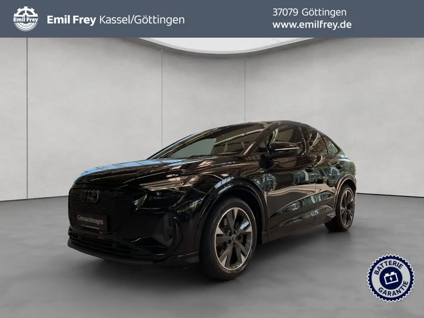 Audi Q4 e-tron 50 Sportback quattro/S-Line/Matrix/AHK/A Zwart - 1